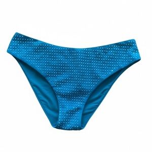 Calzedonia teal Bikini Bottom with Rhinestones XL NWT